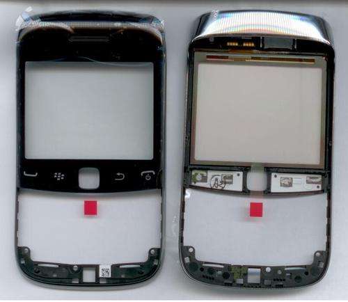 BlackBerry 9790 Bold Digitizer Touch Screen Bezel Frame + Speaker BLACK